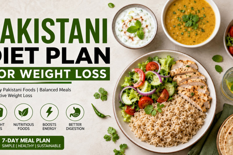 Pakistani Diet Plan for Weight Loss: Complete 7-Day Guide