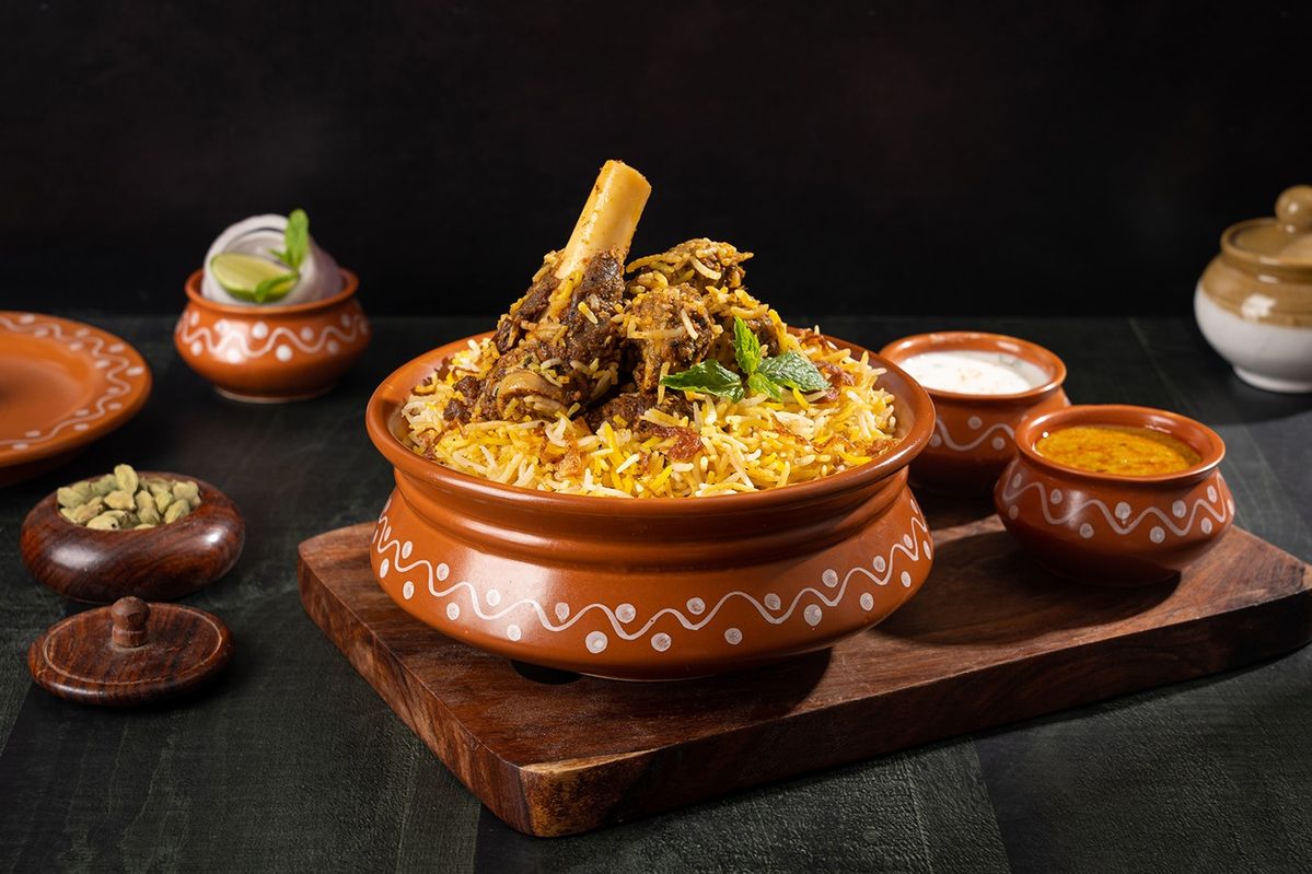 Delicious Biryani with aromatic spices and fresh ingredients